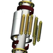 3000mm Stroke Planetary Roller screw Electric Actuator