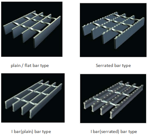 Hot Dip Galvanized Catwalk Steel Grating