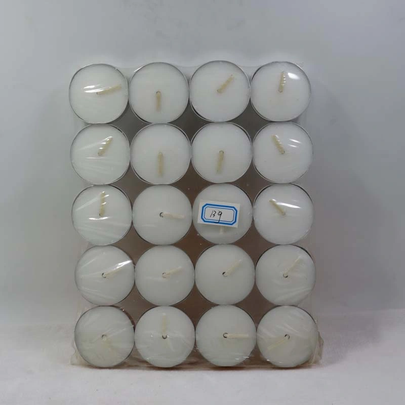 Wedding Favors Candles White Mini Tea Light Candles in Plastic Bag