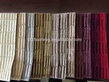 pleated velveteen fabric for sofa