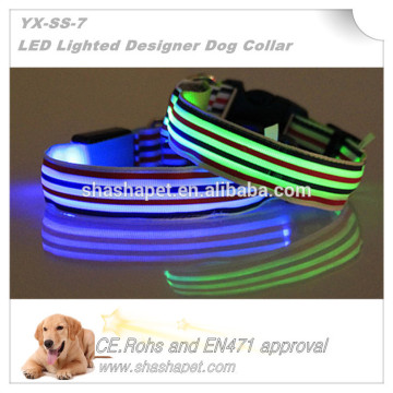 Sailor Designer LED pet collar with led collar