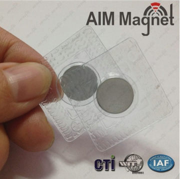 neodymium magnet 12mm x 2mm with PVC
