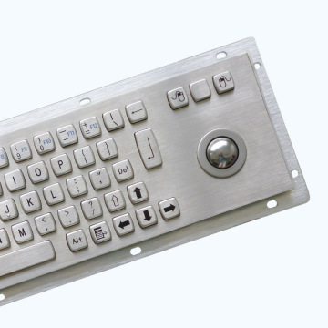 Teclado robusto de metal com porta USB ou PS2