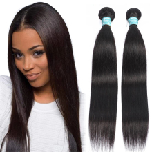 Unprocessed Brazilian Raw Virgin Human Hair Bundles And Lace Frontals Cuticle Aligned Virgin Hair With Closures