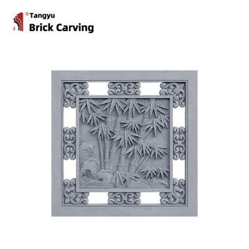 Square bamboo hollow window