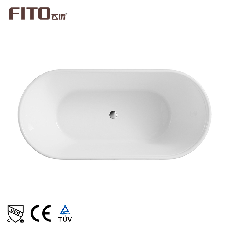 High Quality Freestanding Bathtub Acrylic Home Funiture White Bathroom Bath Tub