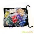 BESCON High Quality Marble Polyhedral Dice Set