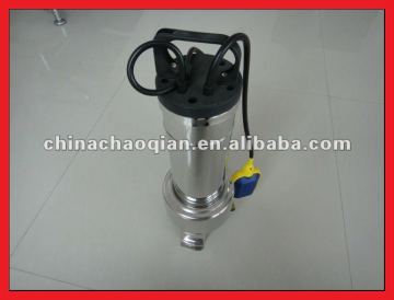 CE list Submersible drainage pumps, 1.5HP sewage ejector pumps