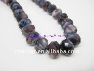 colorful crystal glass beads