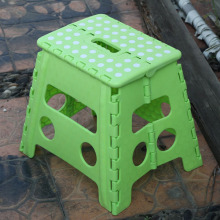 Green Folding Stool 32cm, plastic folding stools /cheap plastic stacking stools