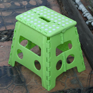 Green Folding Stool 32cm, plastic folding stools /cheap plastic stacking stools