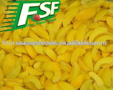 New crop frozen yellow peach slice good taste