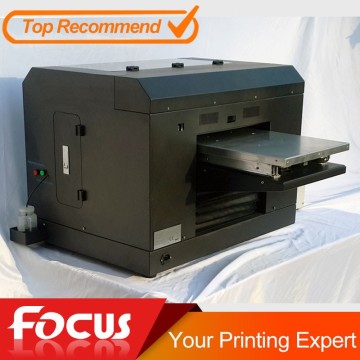 Automatic digital flatbed printer with Dtg printer white ink