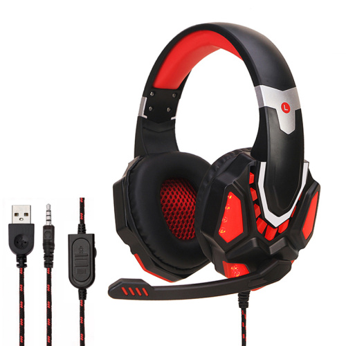 Gaming-Headset mit privater Schimmel-LED-Beleuchtung