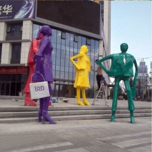 Custom modern decor fiberglass sculpture