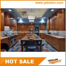 Classical countryside style Kitchen cabinet cherry solid wood cabinet