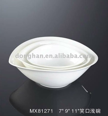 11" Deep Porcelain Soup Bowl