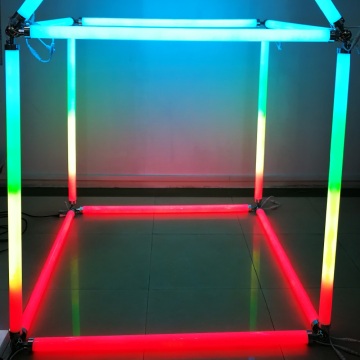 3D Madrix LED 수직 RGB 튜브 라이트