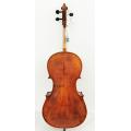 Glanzende afwerking massief houten cello