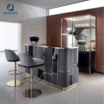 Modern Luxury Bar Stools for QIANCHENG Restaurant's Counter Height Tables