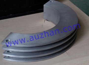 cast aluminum cast-in cooling fins/cooling radiators