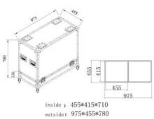 Aluminum Tool Cases Movable / Aluminum Storage Cases Firepr