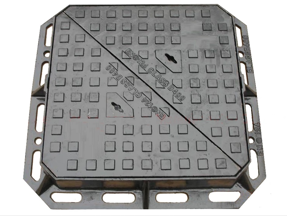 Square Ductile Iron Manhole Cover D400 Jpg