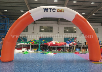 2016 used inflatable arch welcome gate for advertising,LOGO customized PVC Finish Arch on selling