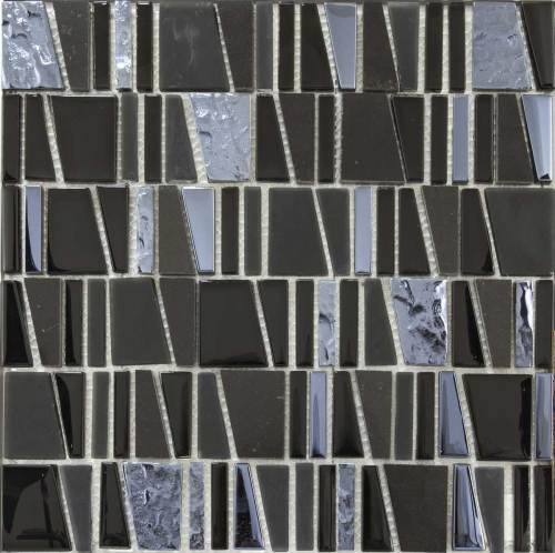 Crystal Vs Stone Mosaic Mixture Tile (LADDER-C29)