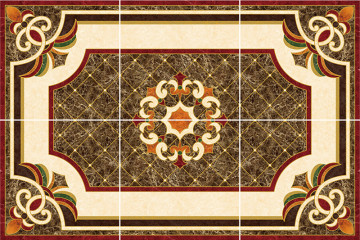 bright colored porcelain floor tile,plaza ceramic tile