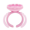 Hot Pink 100pcs professional grifting lash glue ring