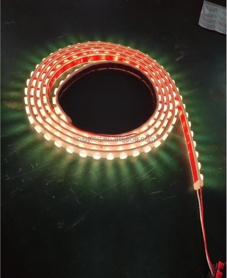 High power flexible wall washing waterproof lamp with low-voltage 24V lens 3030 bendable back lighting strip