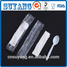 2016 White Plastic Cutlery Kit