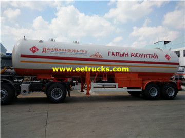 38cbm 15ton LPG Transportation Semi Trailers