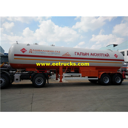 Semi reboques do transporte do LPG de 38cbm 15ton