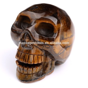 Decorative Skull Hand Carved crystal stone gem stone skull craving