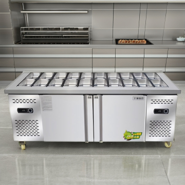 Bench Top Cold Food Salad Bar Fridge Counter Chiller - Factory Price