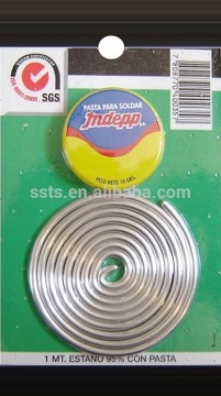1 M Lead Free Tin solder wire with 10g solder paste
