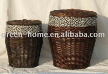 set of two willow laundry with liner