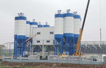 Large Capacity Ready Mixed Concrete Batching Plant