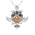 Hibou chanceux des femmes collier de nuit et les gardiens de la nuit longue chaîne de chandail hibou pendentif collier Belle Animal Pendan