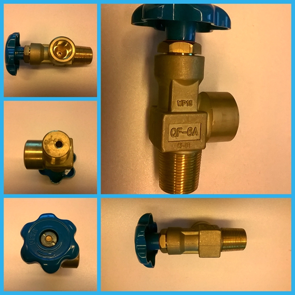 CGA 540 valve and regulator for Medical oxygen cylinder