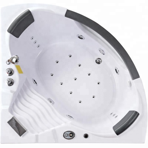 Best Air Bubble Tubs 1.4m Corner Installed Twin Jet Whirlpool Bath Tubs