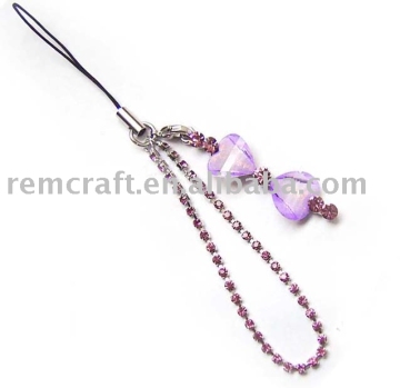 mobile crystal charm