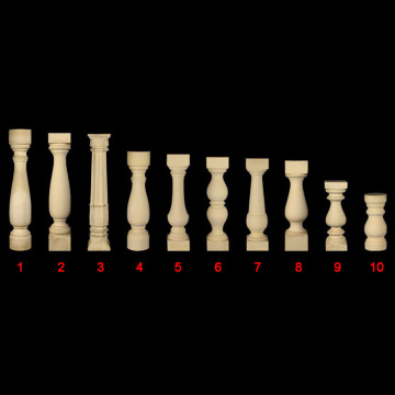 Custom ornamental antique stone balcony columns bridge columns railing handrail