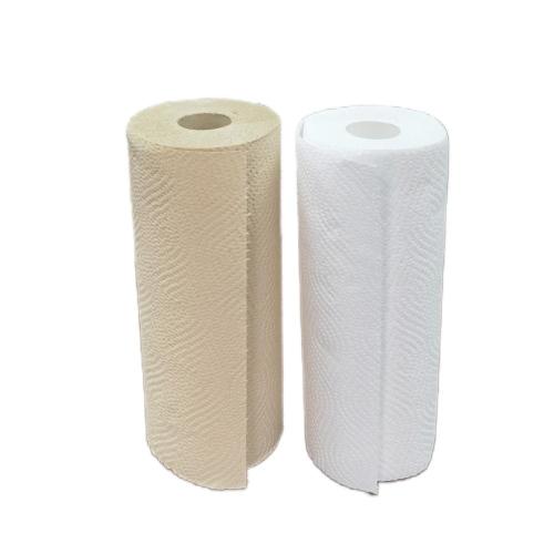 Versatile Bamboo Jumbo Kitchen Roll Embossed Cleaning Paper