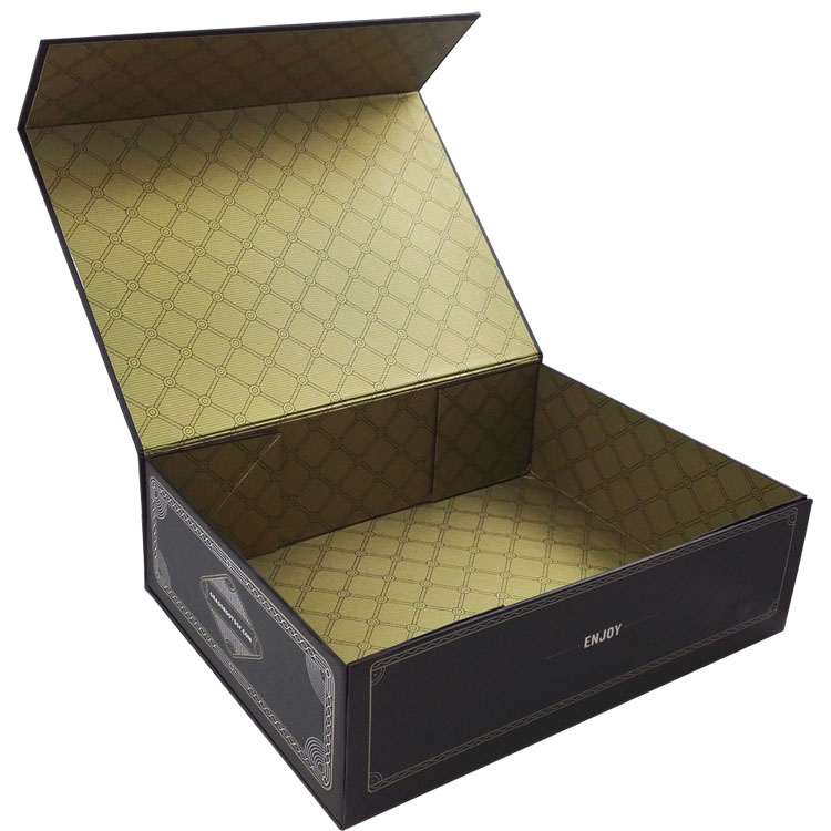 Luxury Black Custom Magnet Clothing Storage Box