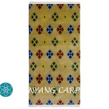 3'x6' Handmade Modern Nepali Tibetan Rug