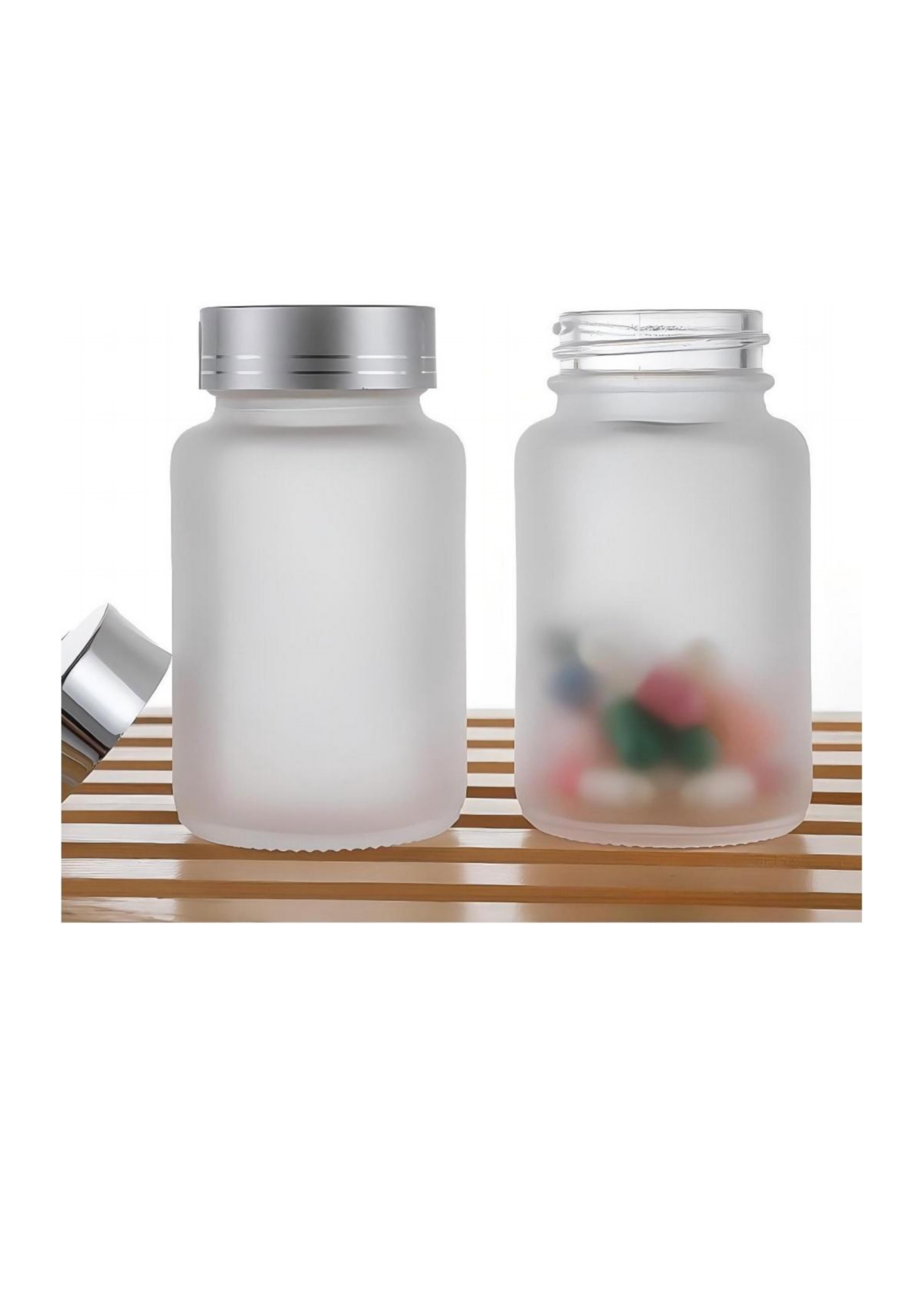 100ml Frosted Round Glass Bottles 100ml Frosted Round Glass Bottles