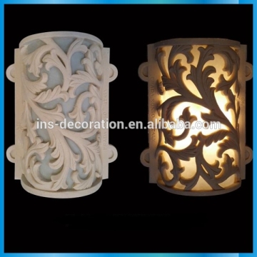 Classical stone decorative wall light